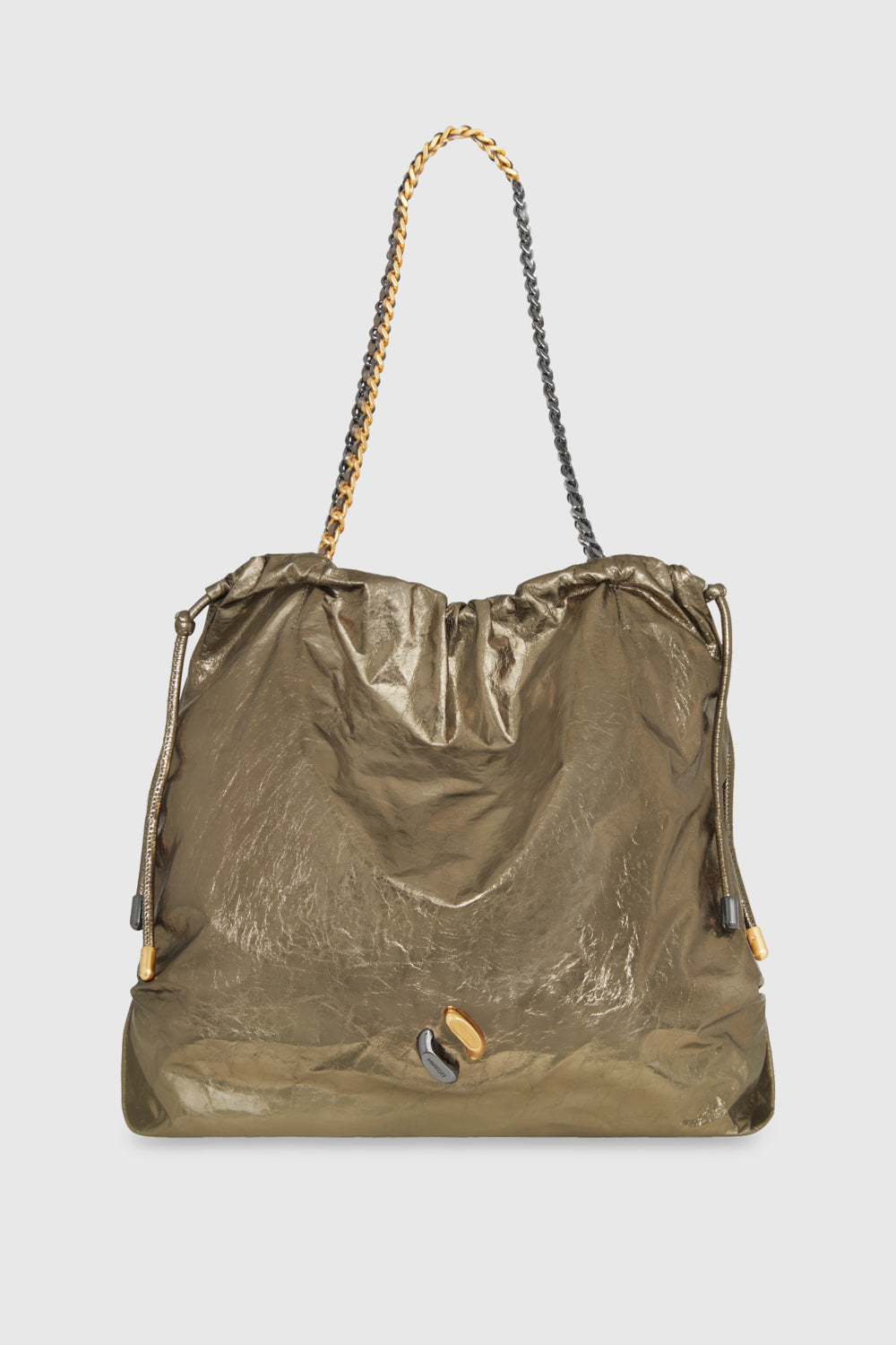 Shop Rebecca Minkoff Zero Gravity Medium Tote Bag In Bronze
