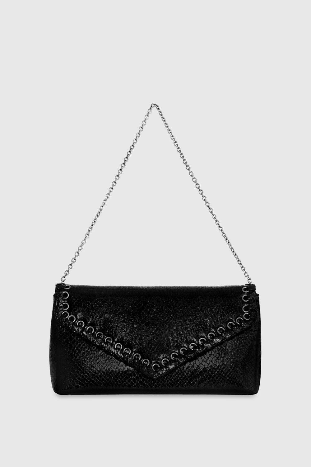 Shop Rebecca Minkoff Whip Clutch Bag In Black