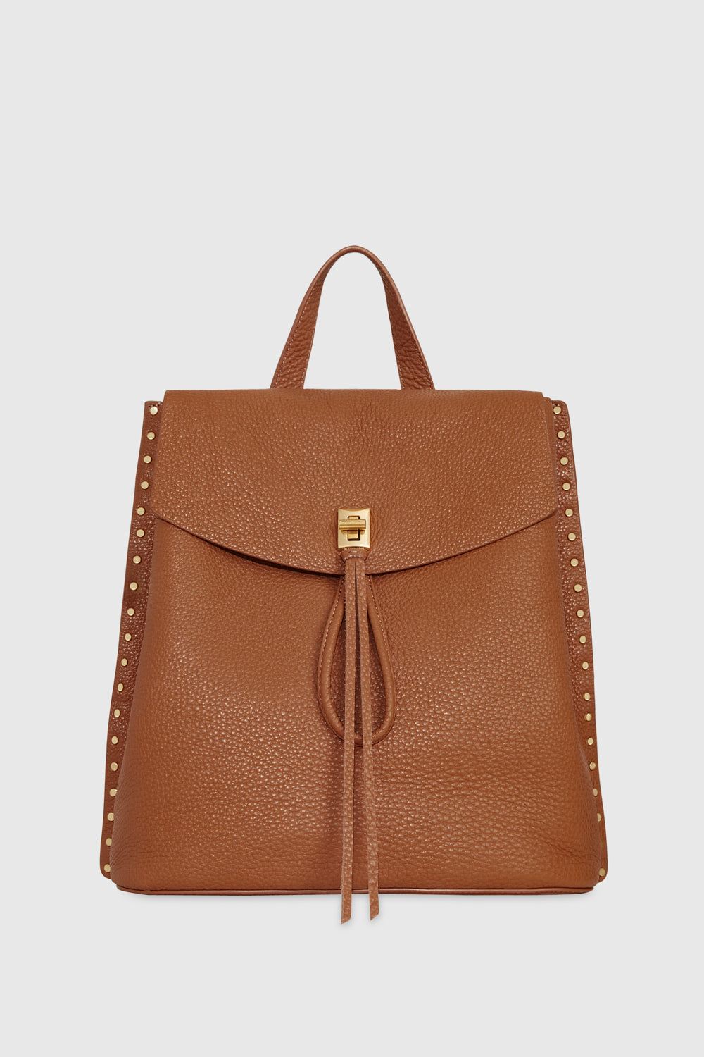 Shop Rebecca Minkoff Darren Signature Backpack Bag In Brown