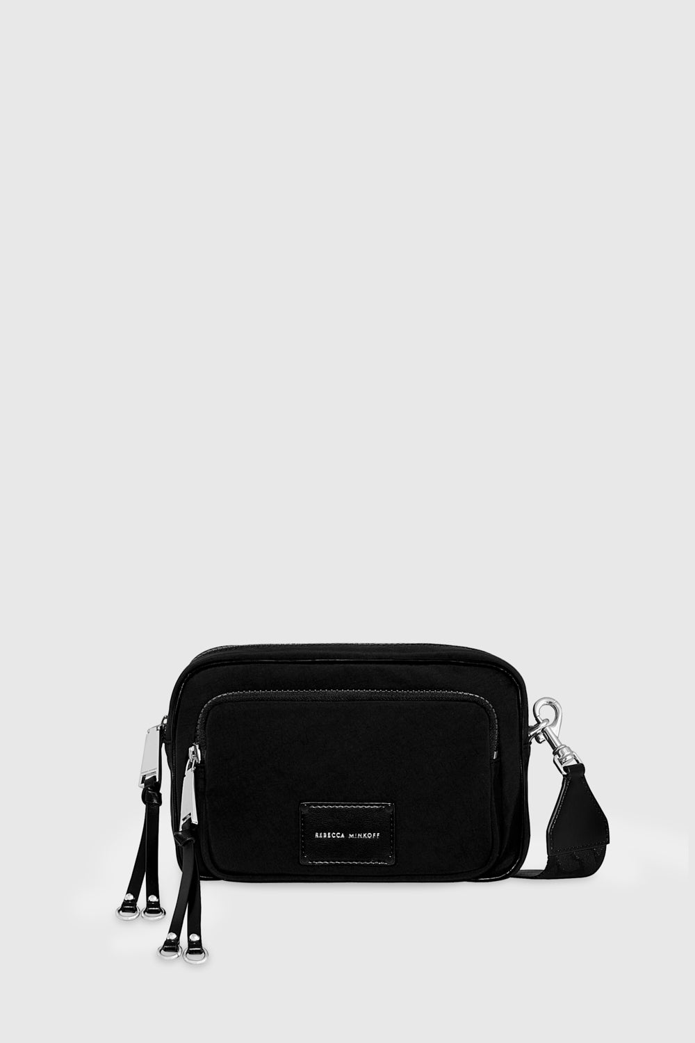 Shop Rebecca Minkoff Nolita Nylon Crossbody Bag In Black