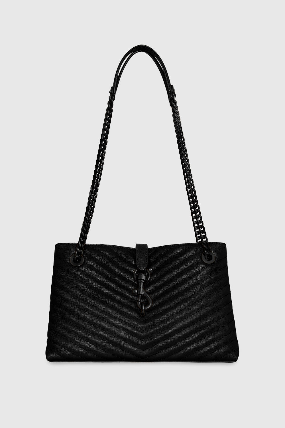 Shop Rebecca Minkoff Edie Medium Tote Bag In Black