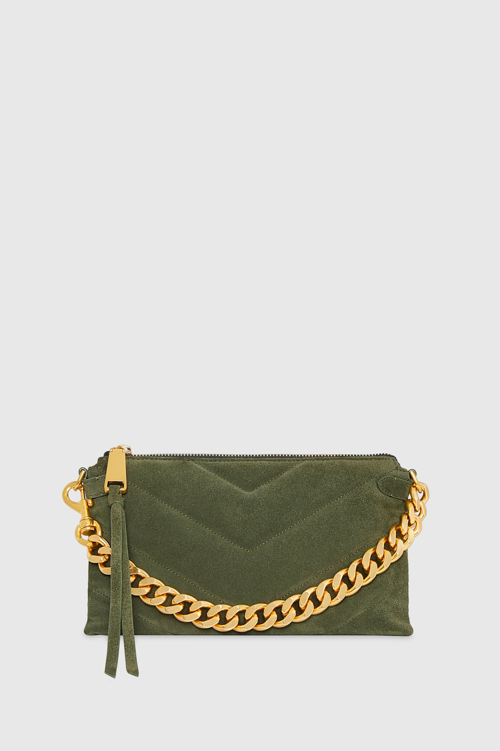 Shop Rebecca Minkoff Edie Maxi Medium Crossbody Bag In Sage