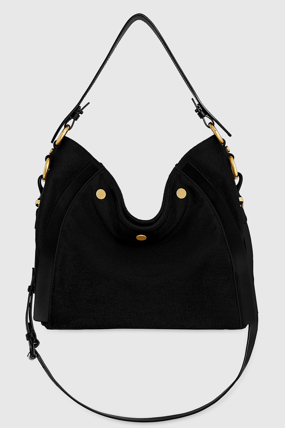 Shop Rebecca Minkoff M.a.b Surplus Hobo Bag In Black