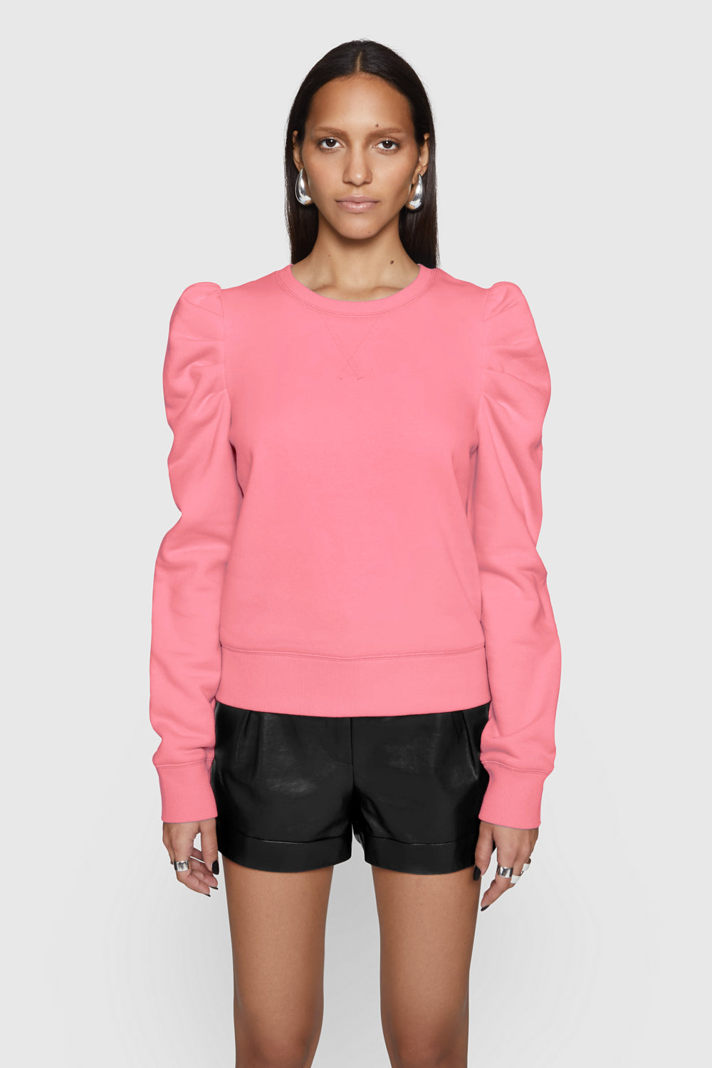 Shop Rebecca Minkoff Janine Sweatshirt In Rose