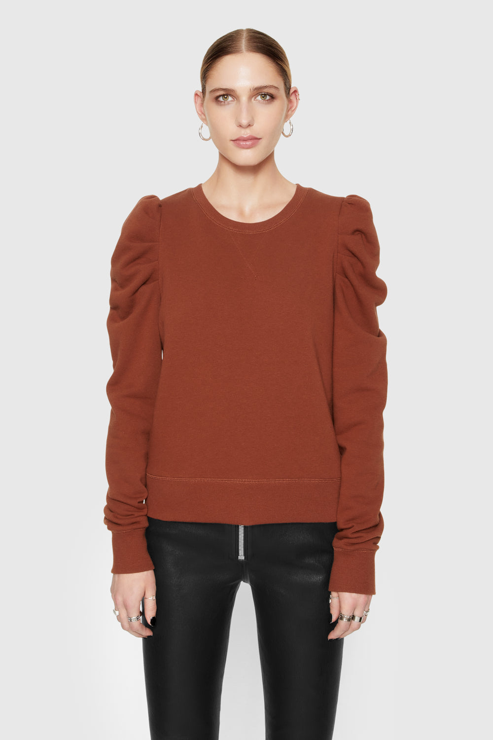 Shop Rebecca Minkoff Janine Sweatshirt In Rocher