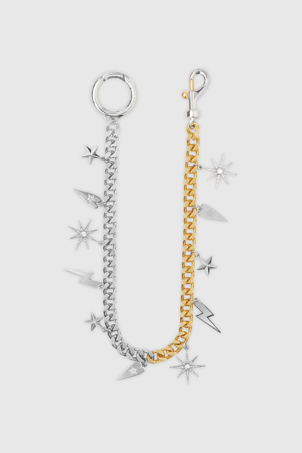 Shop Rebecca Minkoff Mystical Chain Belt With Charms In Multicolor