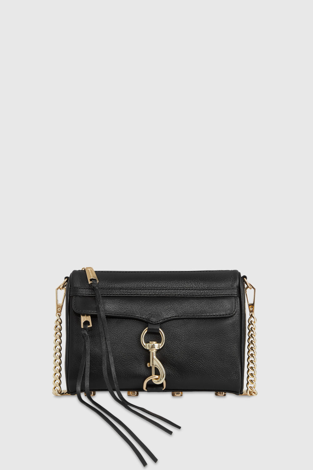 Rebecca Minkoff Mini M.A.C. Bag In Black/Light Gold