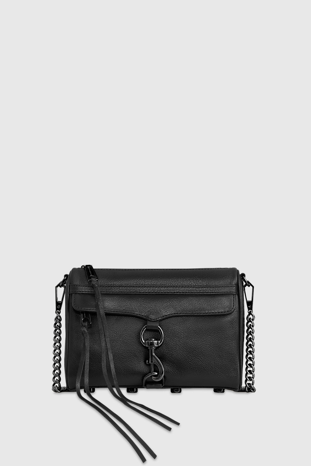 Rebecca Minkoff Mini M.A.C. Bag In Black/Black Shellac