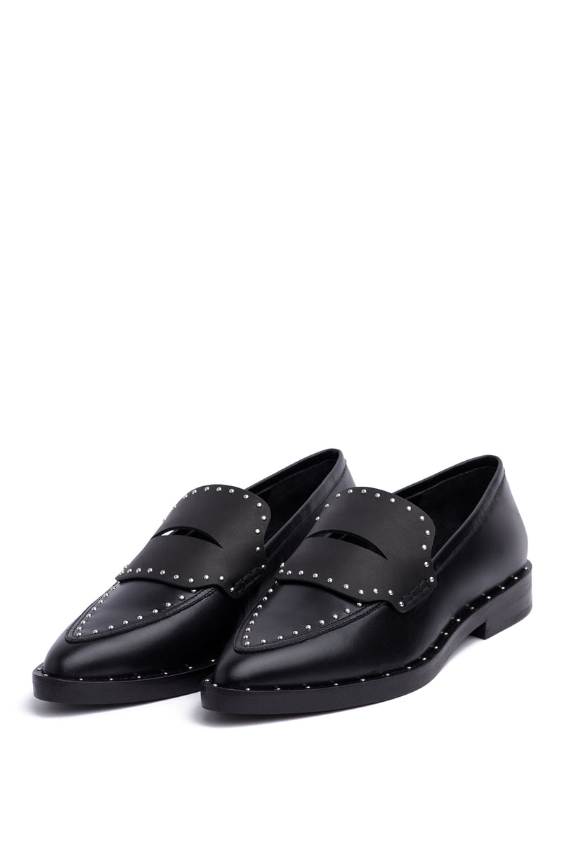 studded loafers