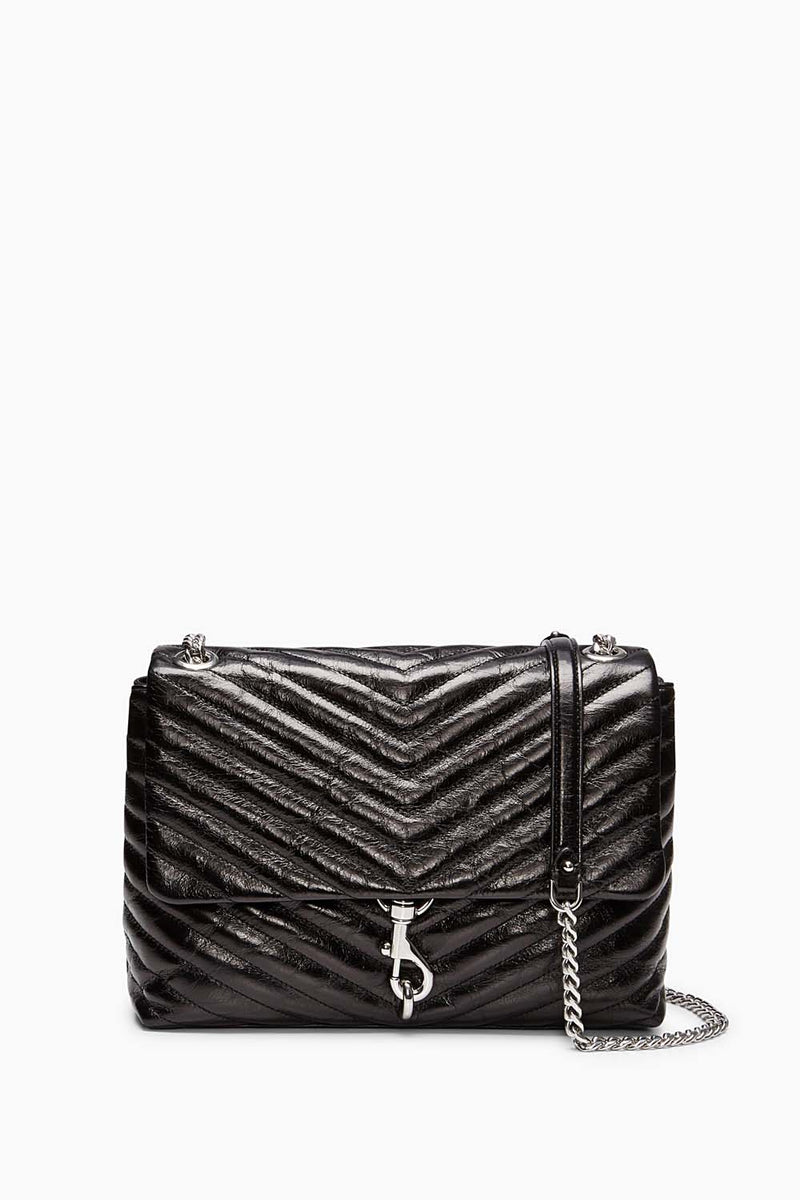 rebecca minkoff black quilted bag