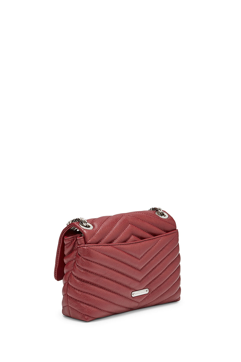 rebecca minkoff burgundy bag