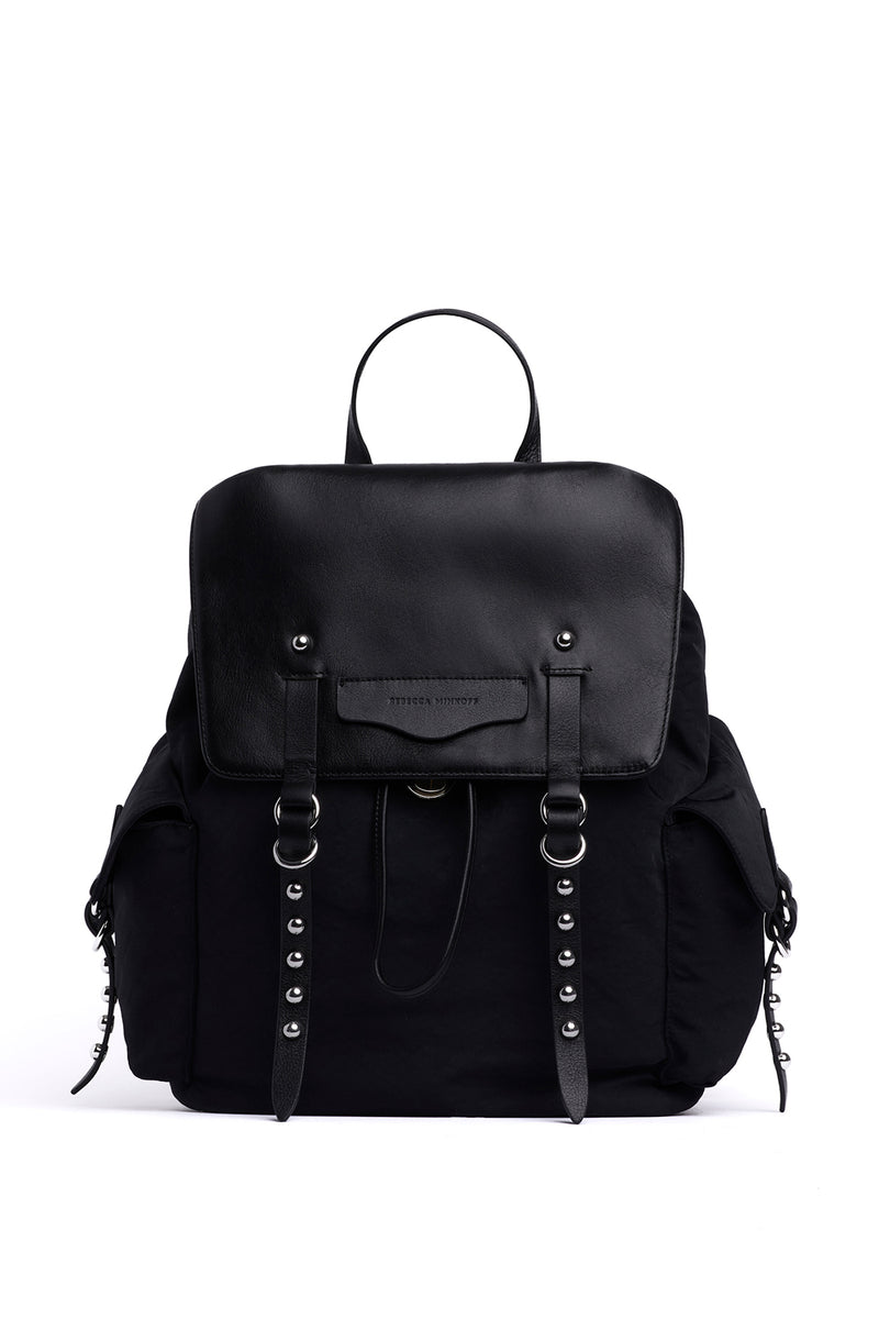 rebecca minkoff black nylon backpack