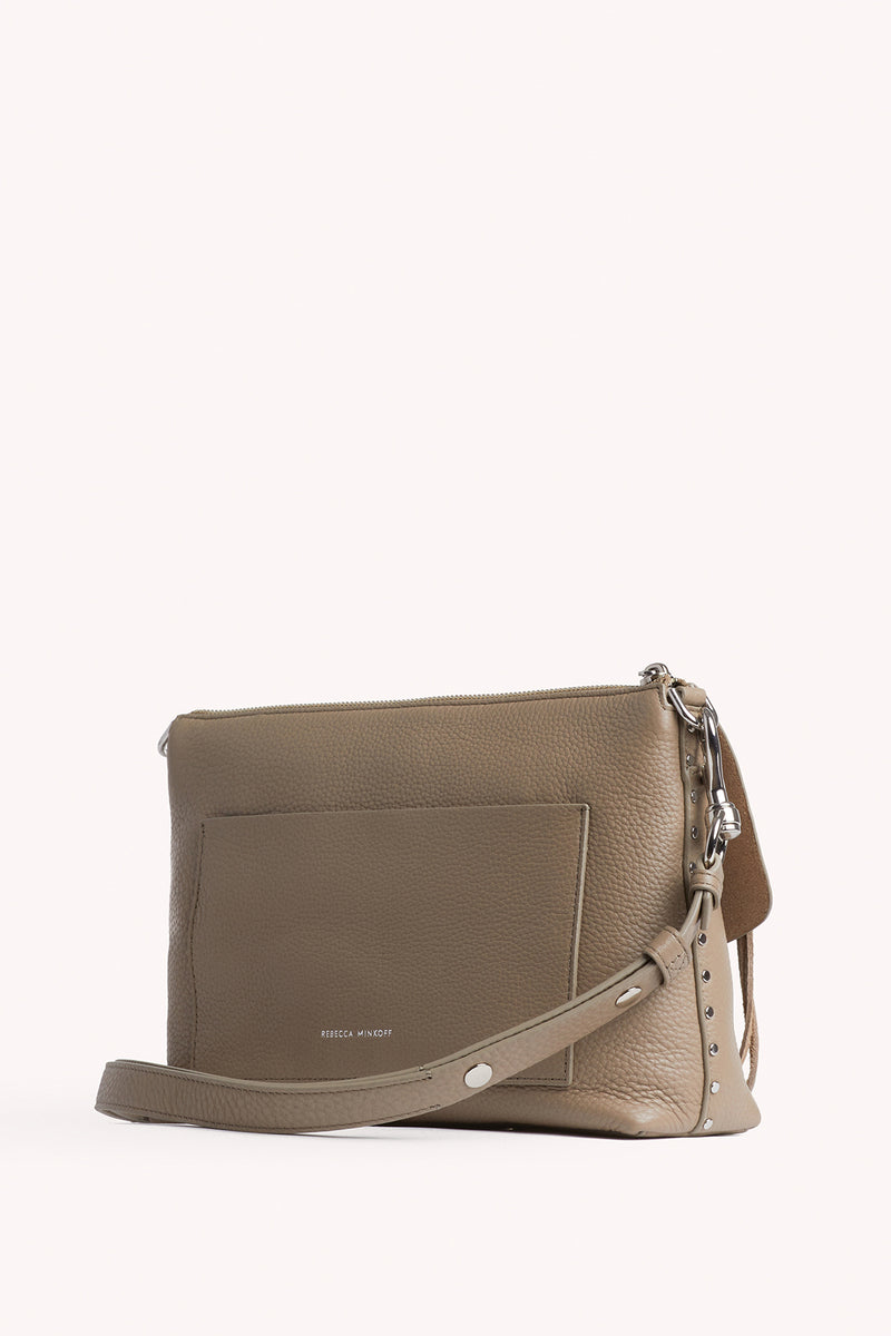 zip shoulder bag