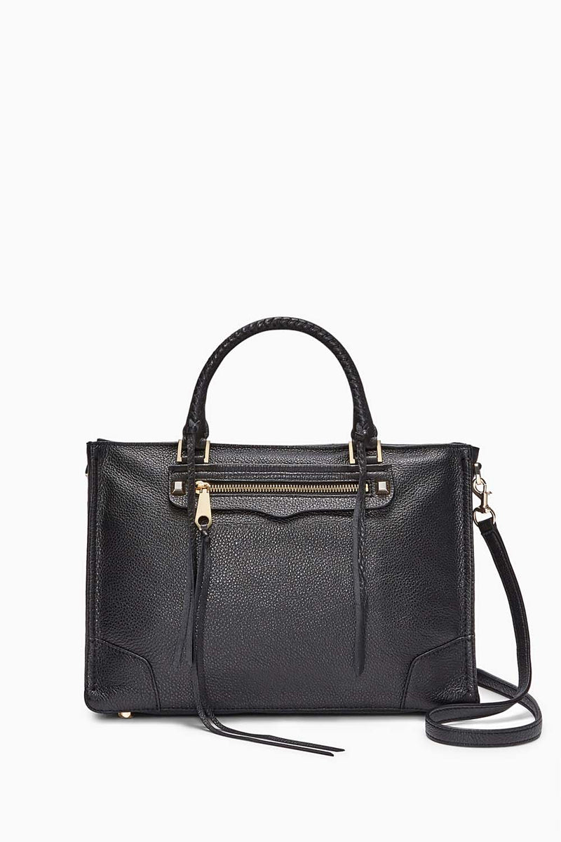 reagan medium leather satchel