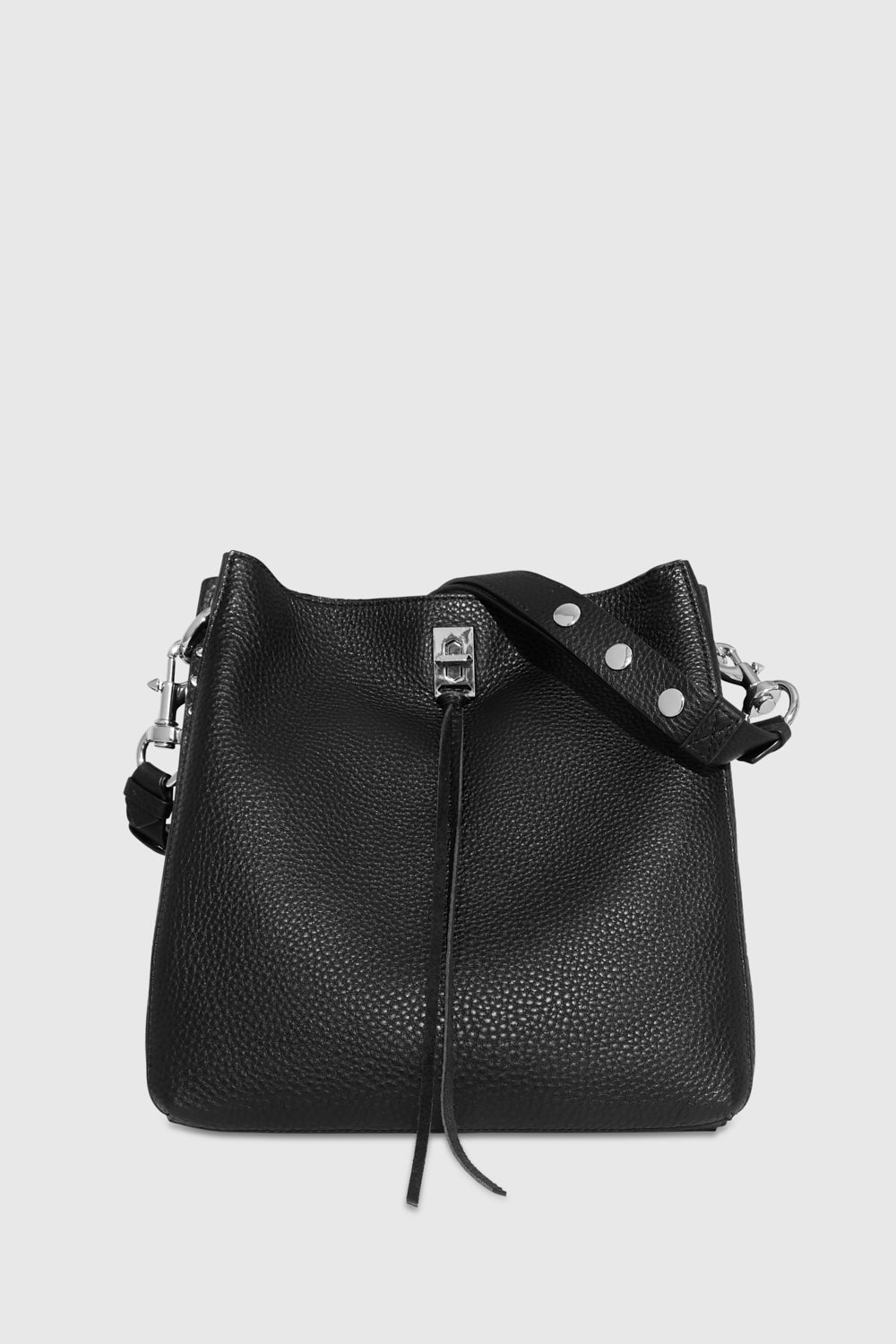 Rebecca Minkoff Darren Shoulder Bag In Black/silver