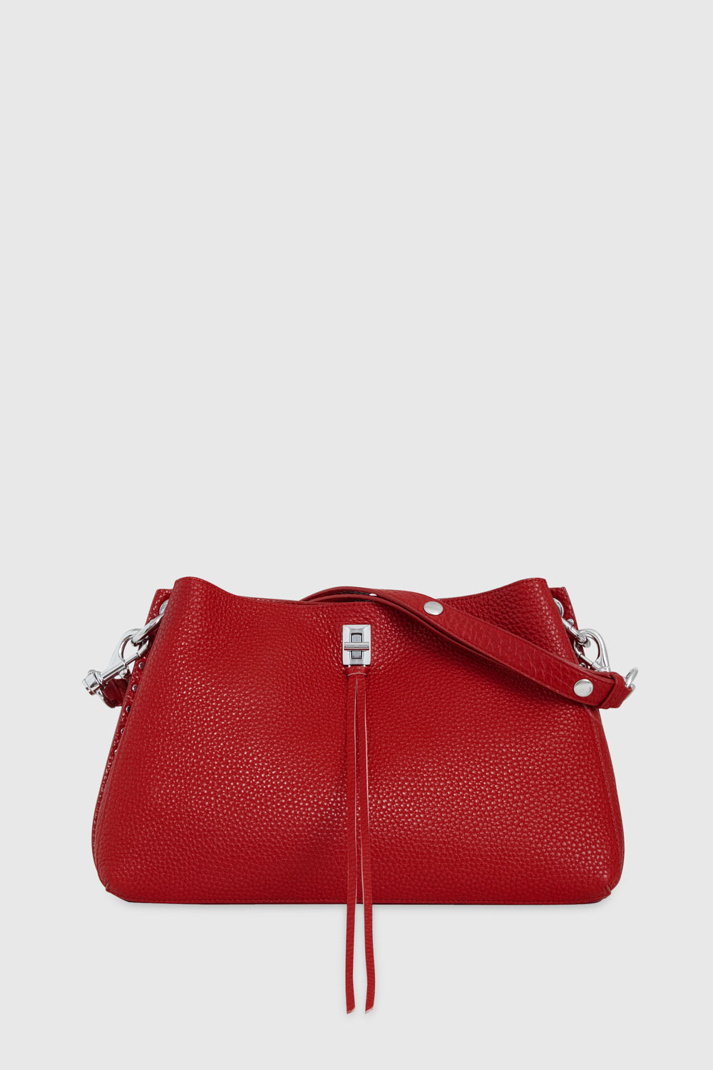 Shop Rebecca Minkoff Darren E/w Shoulder Bag In Chili