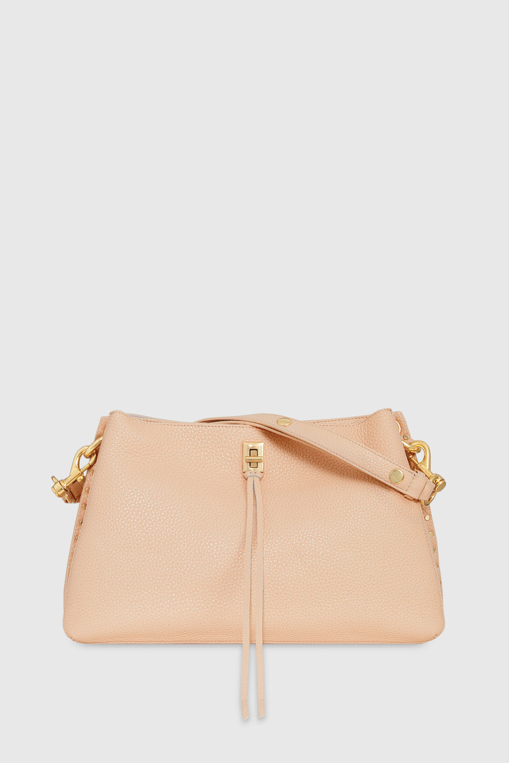 Shop Rebecca Minkoff Darren E/w Shoulder Bag In Brown