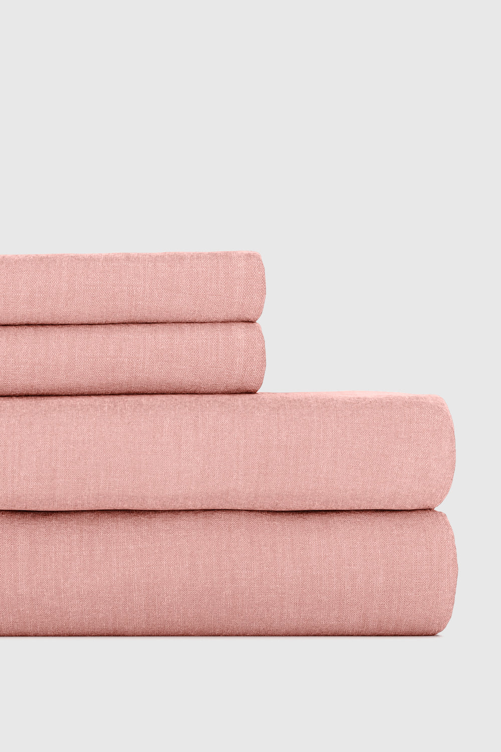 Shop Rebecca Minkoff Blush Bamboo/linen Sheet Set In Pink