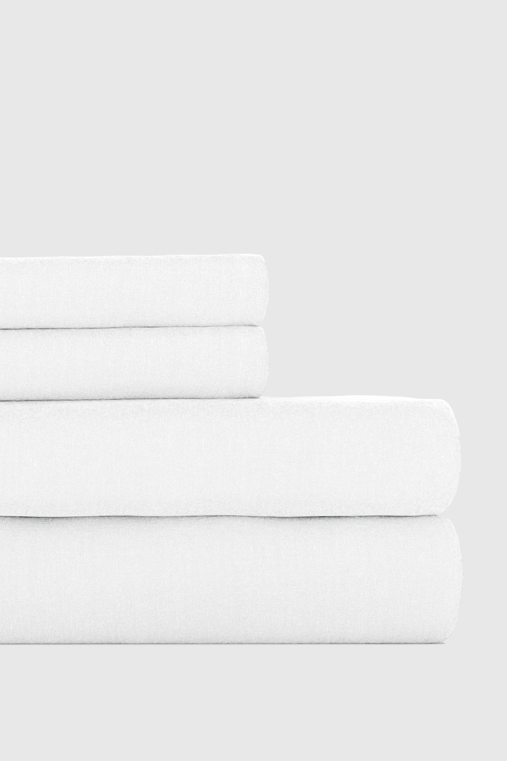 Shop Rebecca Minkoff White Bamboo/linen Sheet Set