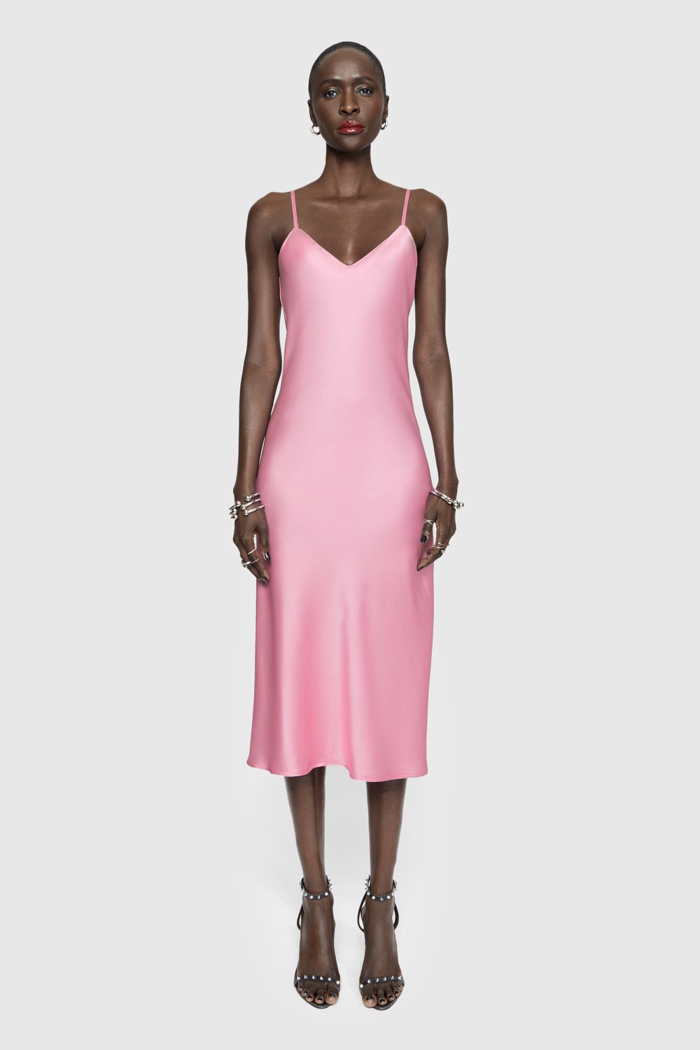 Shop Rebecca Minkoff Verona Slip Dress In Light Wisteria