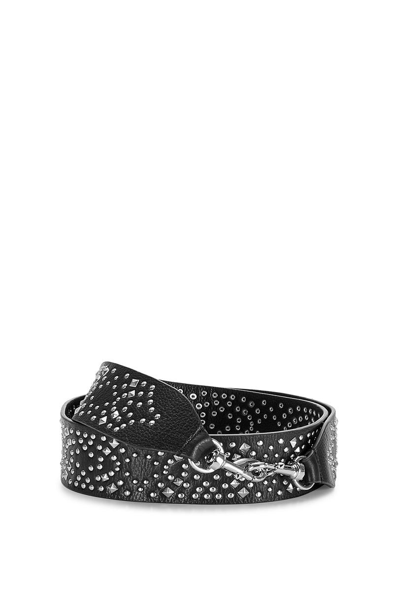 rebecca minkoff studded guitar strap