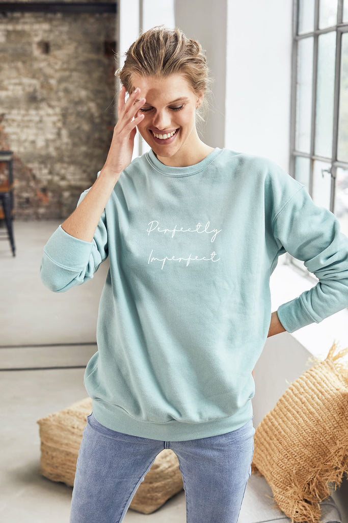 Perfectly Imperfect Cozy Pullover - White – Ann & Eve Boutique