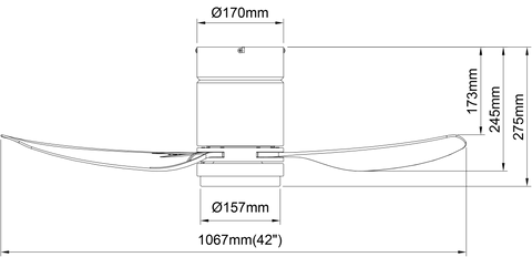 CENTRIC HG42 Dimension Chart