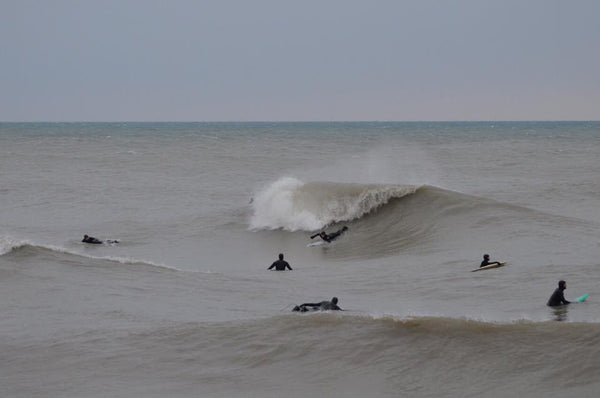 Clean fun looking peak on Lake Ontario. Photo by Geoff Ortiz.