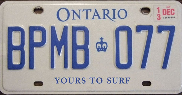 Our slogan proposal for the new Ontario Licence plates.