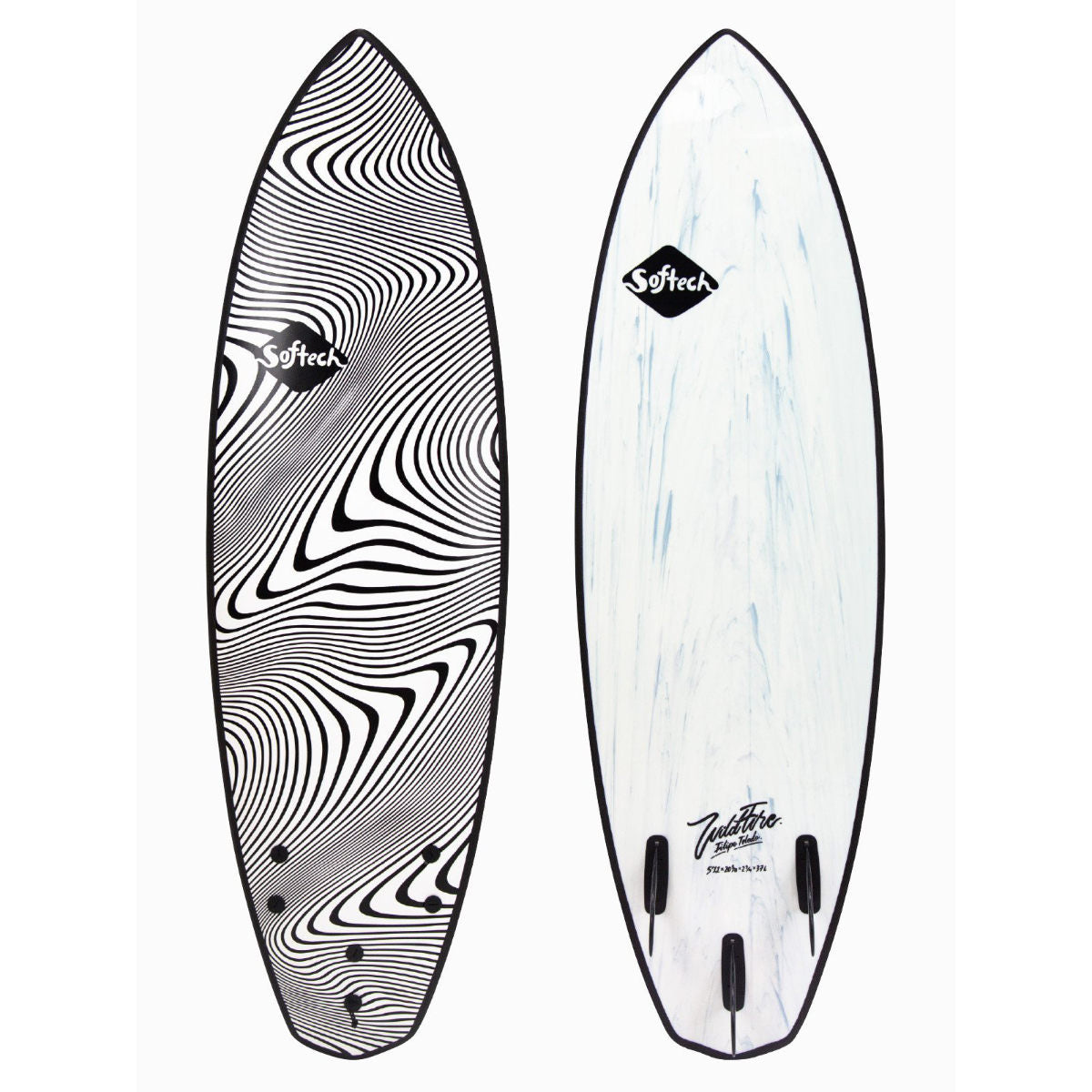 Softech Toledo Wildfire 5'11 FCS II - Granite