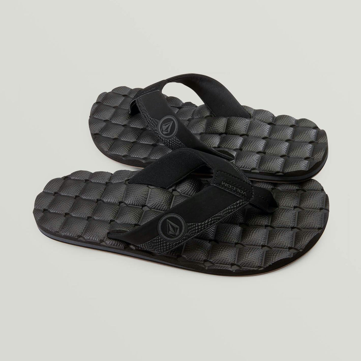 volcom black sandals