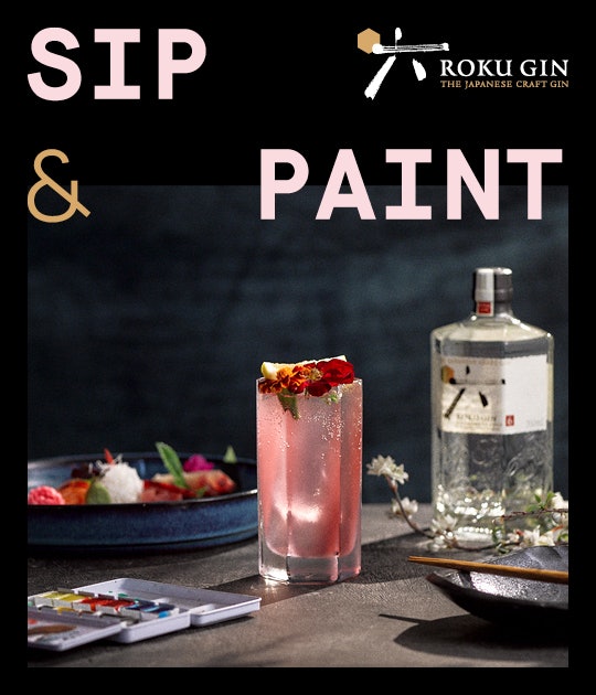 Sip and Paint Ema Frost Roku Gin