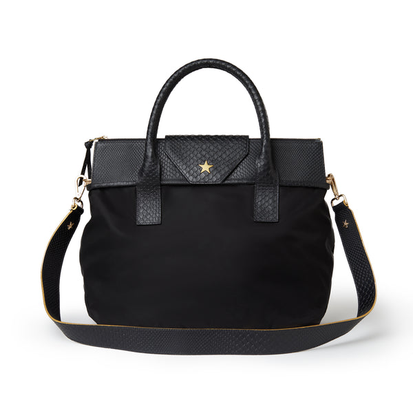 Amalfi Large Leather Tote Bag - Black — ALEXANDRA DE CURTIS | Italian  Leather Handbags, Purses & Ballet Flats