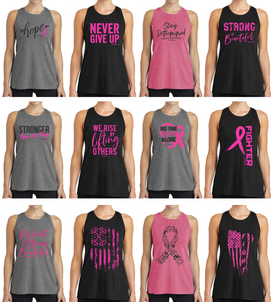 Breast Cancer Awareness Rocker Tank Bundle