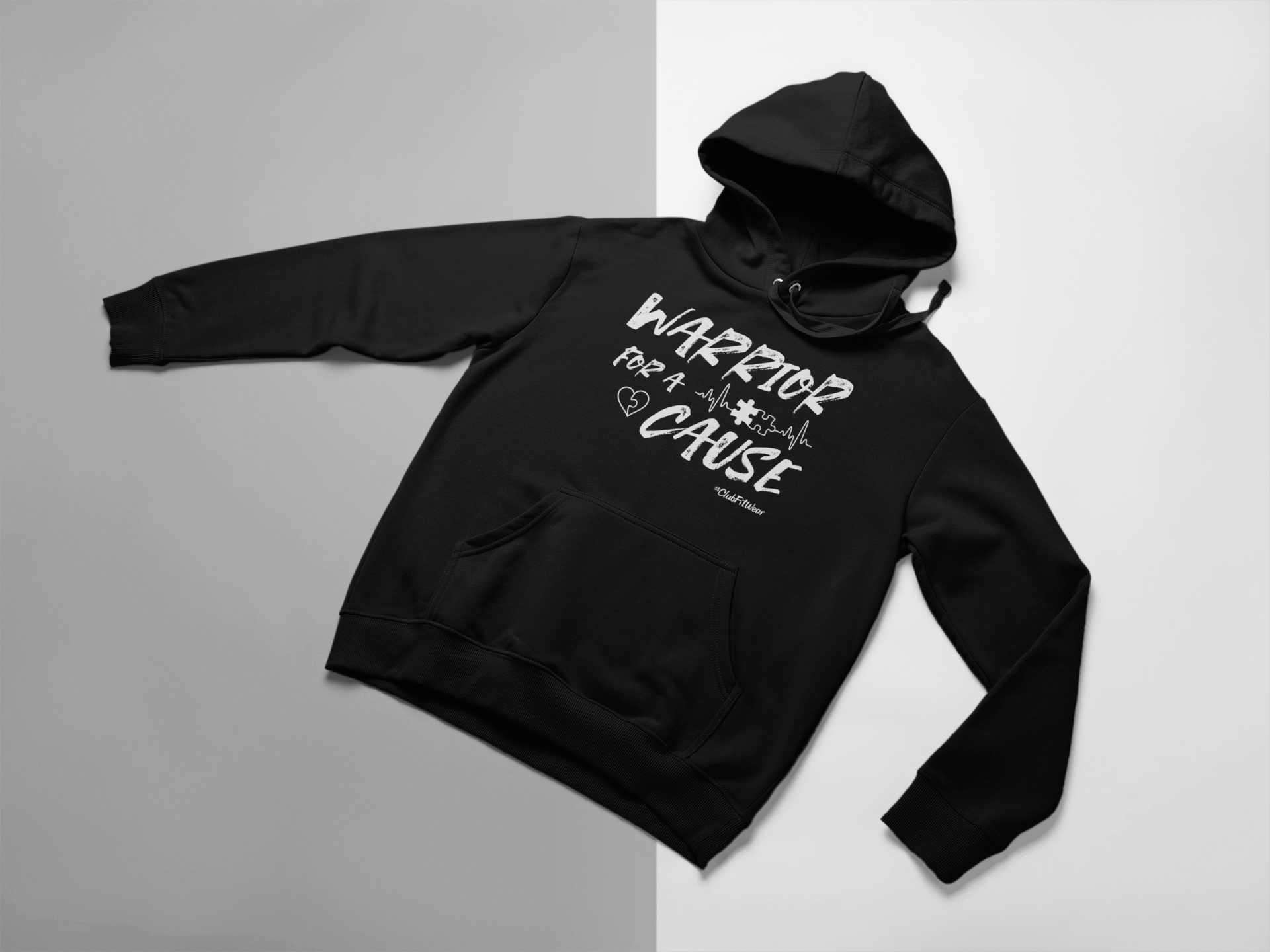 Warrior for a Cause Hoodie - Autism Awareness – ClubFitWear