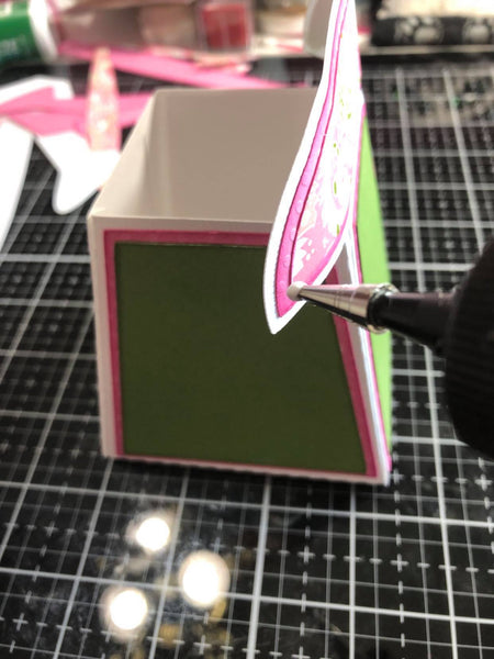 dimensional paper watering can 