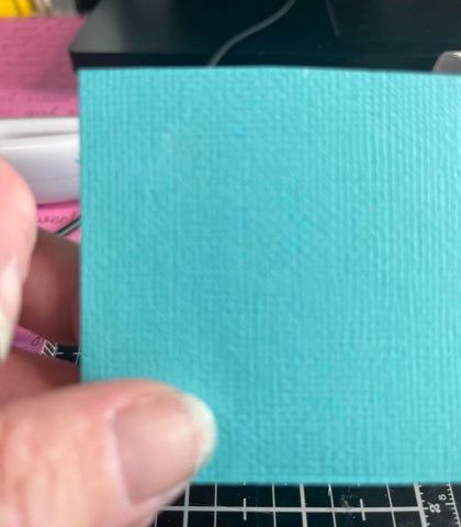 how to get glue smudges off cardstock