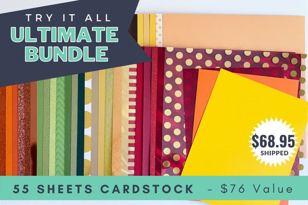 try it all ultimate fall cardstock kit