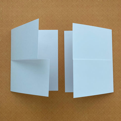 how to make a double fun fold flap card