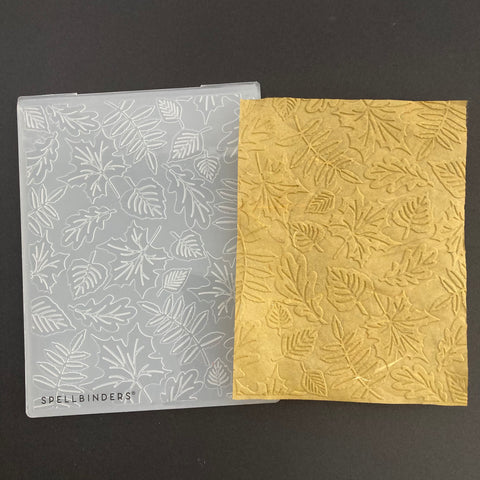 how to emboss mulberry paper