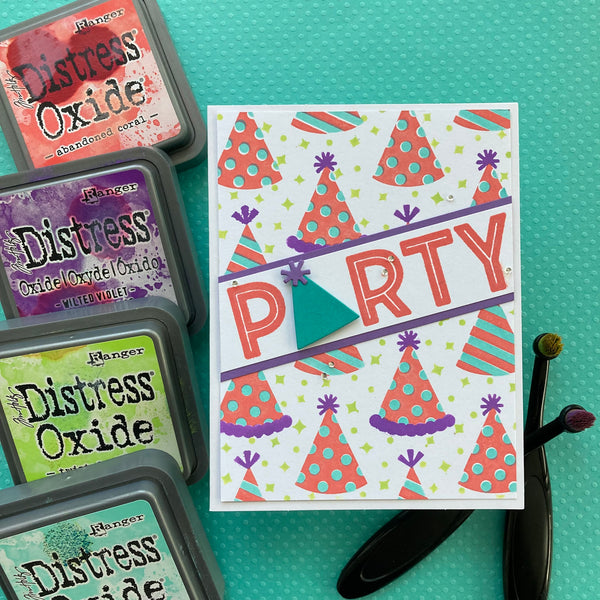 Tips for Stamping with Distress Oxide Inks – The 12x12 Cardstock Shop
