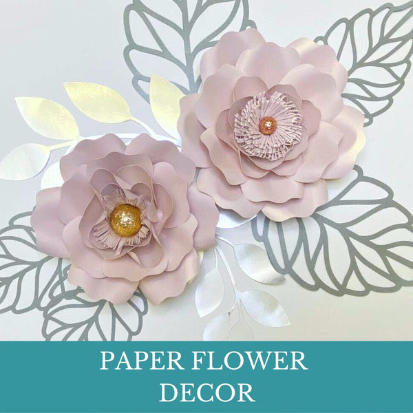 DIY Paper Flower Wedding Backdrop