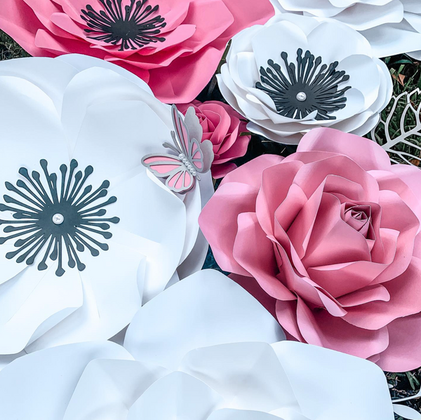 large paper flowers