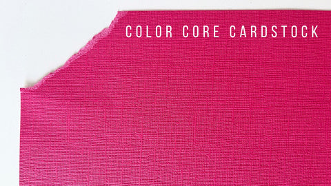 what is color core cardstock