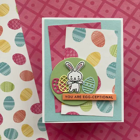 Patterned Paper Easter Card