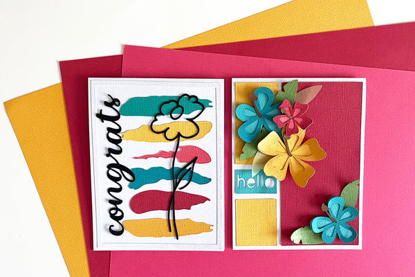 handmade cards featuring encore textured cardstock for cricut users