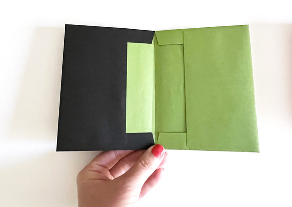 how to construct an envelope mini album