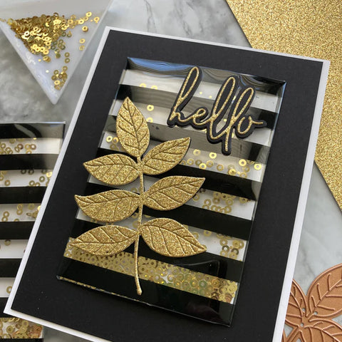 Best Creation Solid Glitter Cardstock - Dark Gold