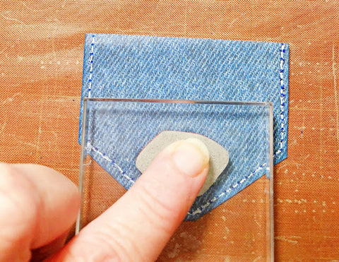 creating a pocket for a paper shirt