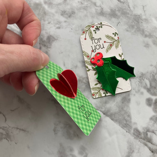 easy handmade christmas tags